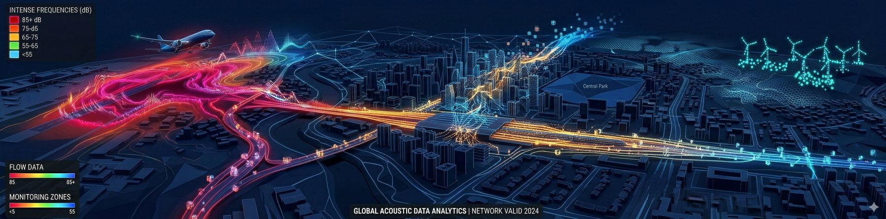 Analítica acústica de red sobre la ciudad
